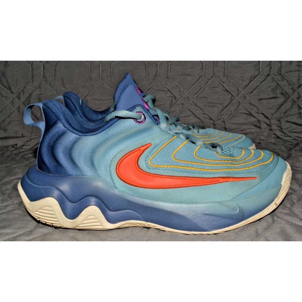 Nike Giannis Immortality 3 GS Youth Size 3Y Blue Orange Basketball Shoes Sneaker